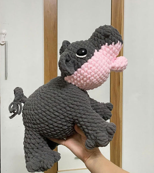 Baby Hippo Amigurumi Pattern - Cute Animal Crochet PDF Download