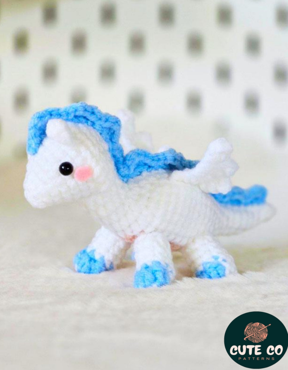 Baby Pegasus Amigurumi Pattern - Winged Horse Crochet PDF Download