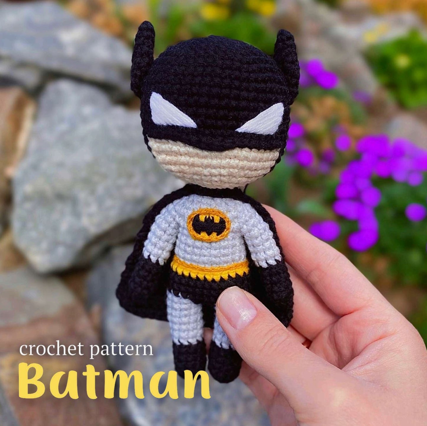 Batman Amigurumi Pattern - Superhero Crochet PDF Download