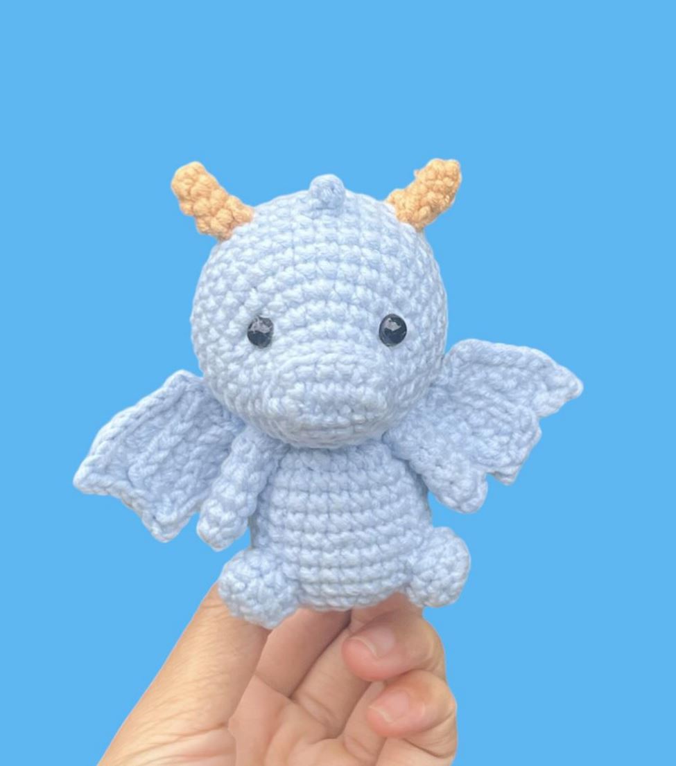 Dragon Amigurumi Pattern - Mythical Creature Crochet PDF Download