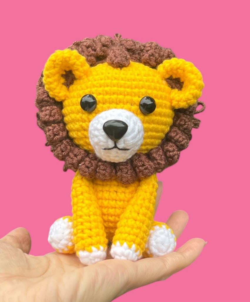 Lion Amigurumi Pattern - Majestic Animal Crochet PDF Download