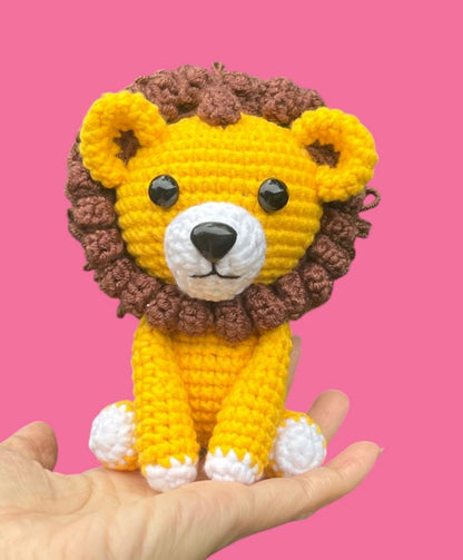 Lion Amigurumi Pattern - Majestic Animal Crochet PDF Download