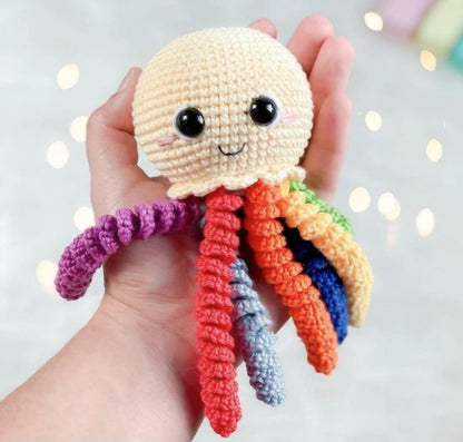 Octopus Amigurumi Pattern - Cute Sea Creature Crochet PDF Download