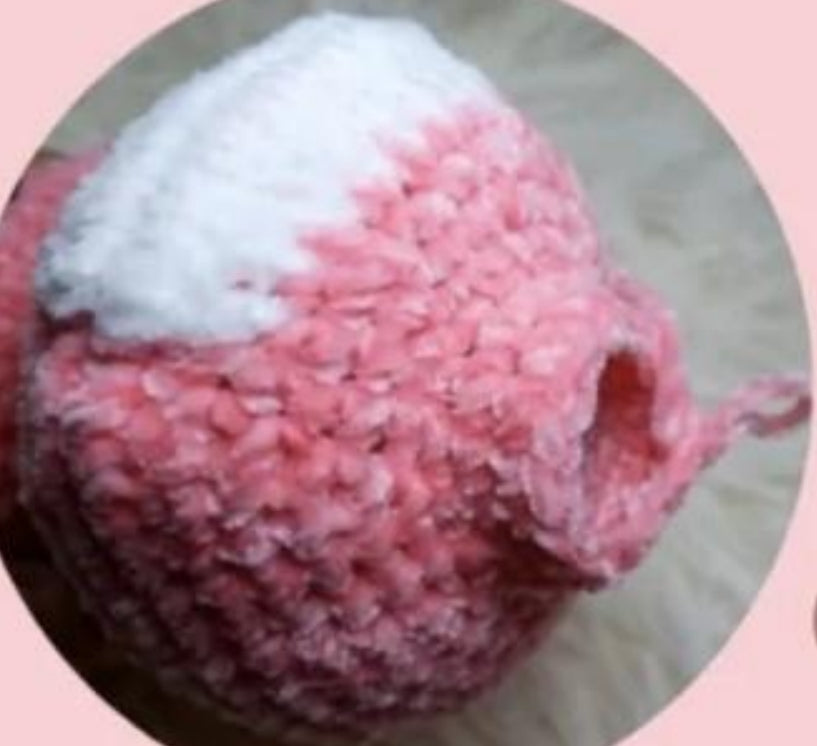 Amigurumi Pattern - Strawberry Axolotl Crochet PDF Download