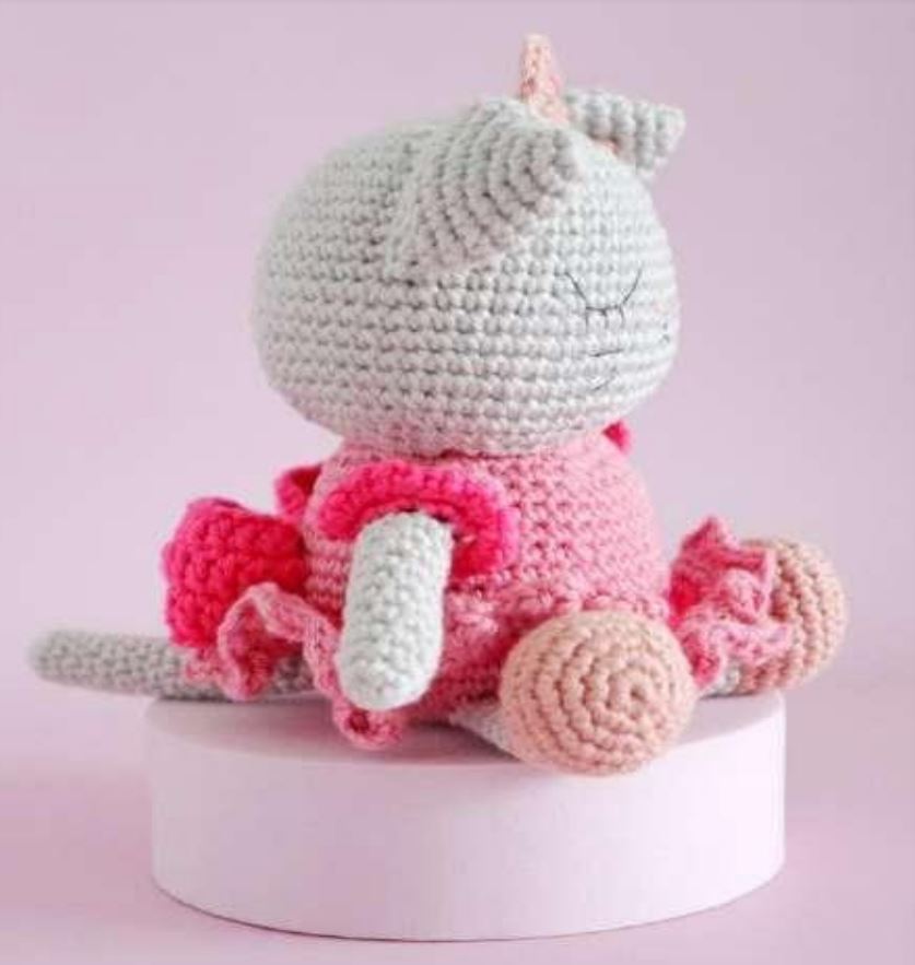 Tilly the Cat Amigurumi Pattern - Sweet Feline Crochet PDF Download